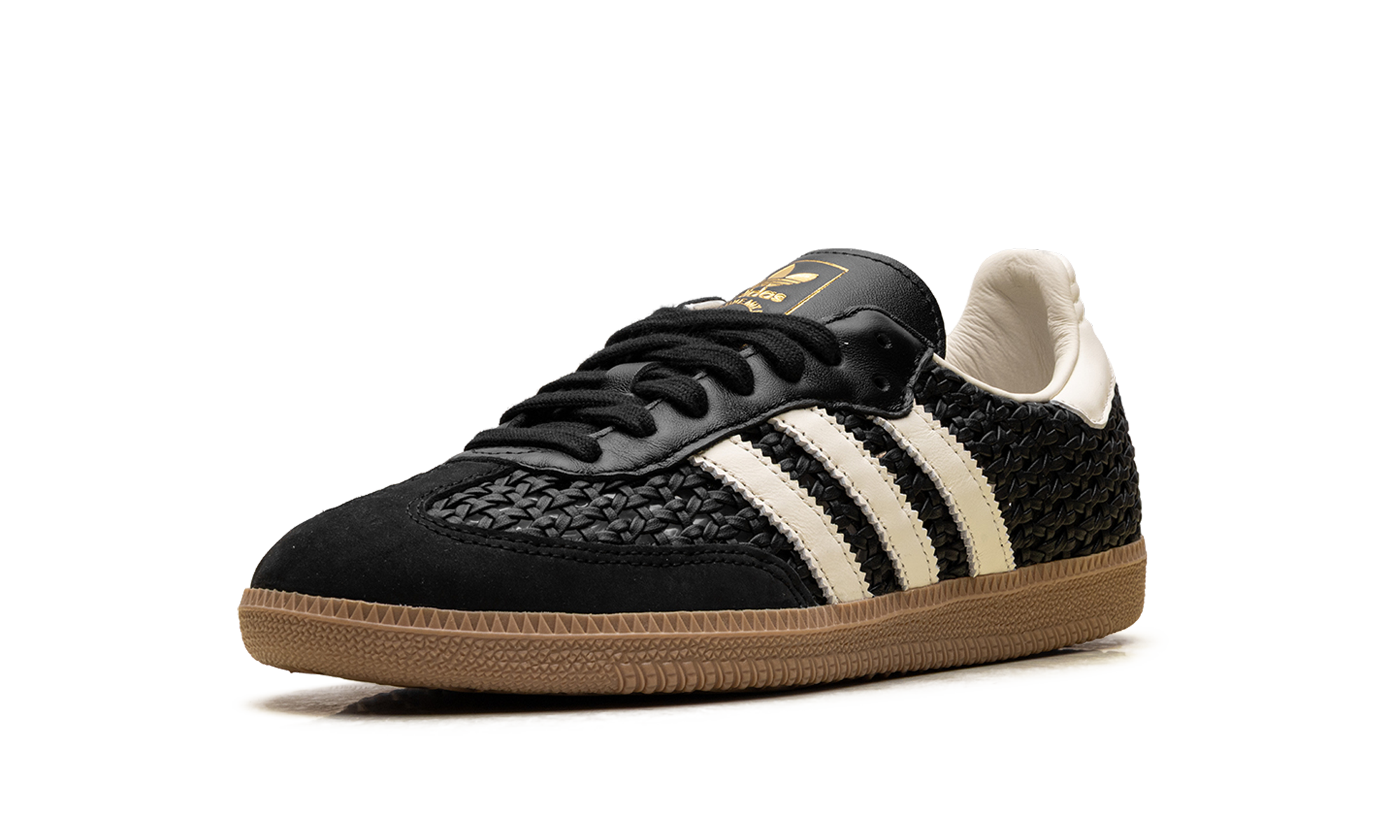 Samba OG Women "Basketweave Black Cream White"