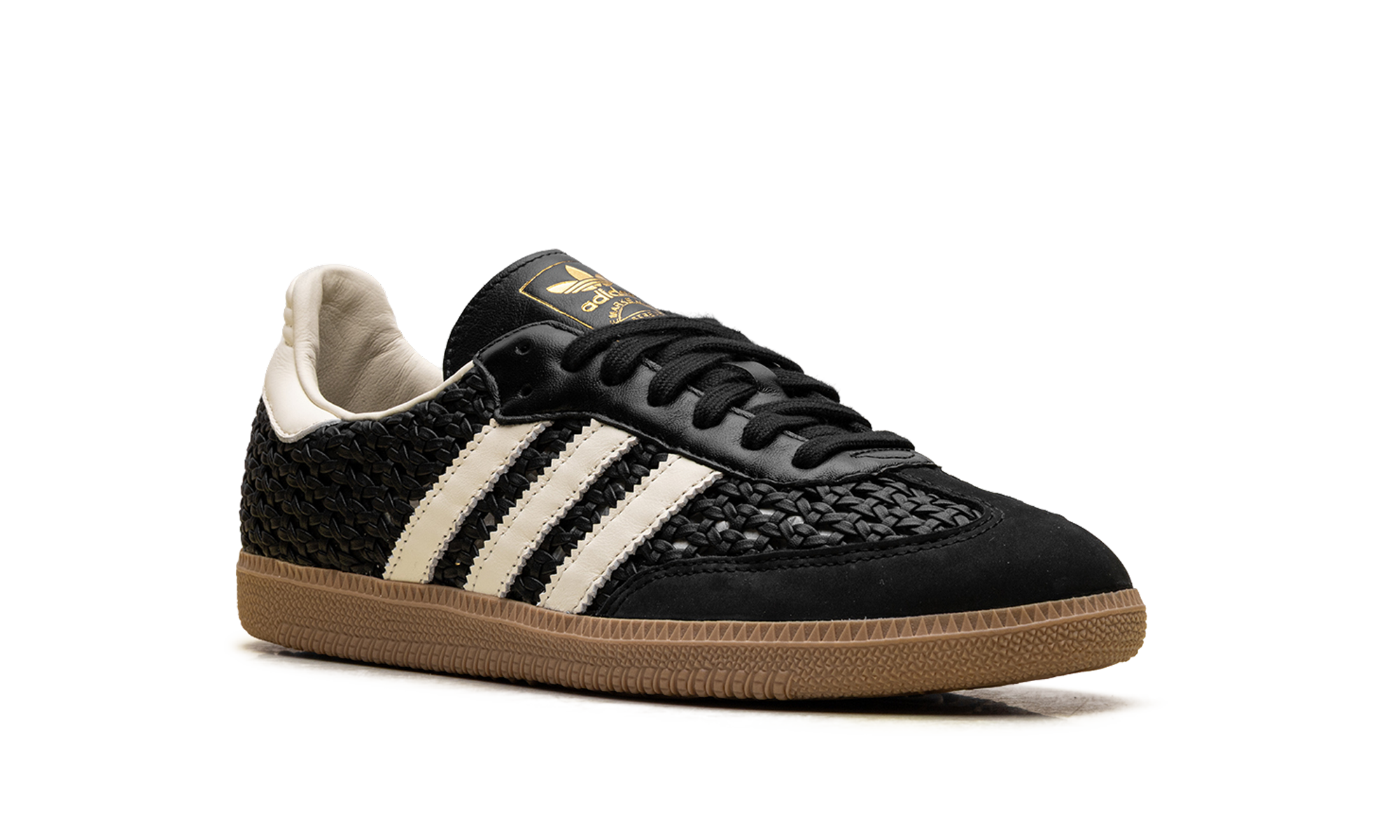 Samba OG Women "Basketweave Black Cream White"