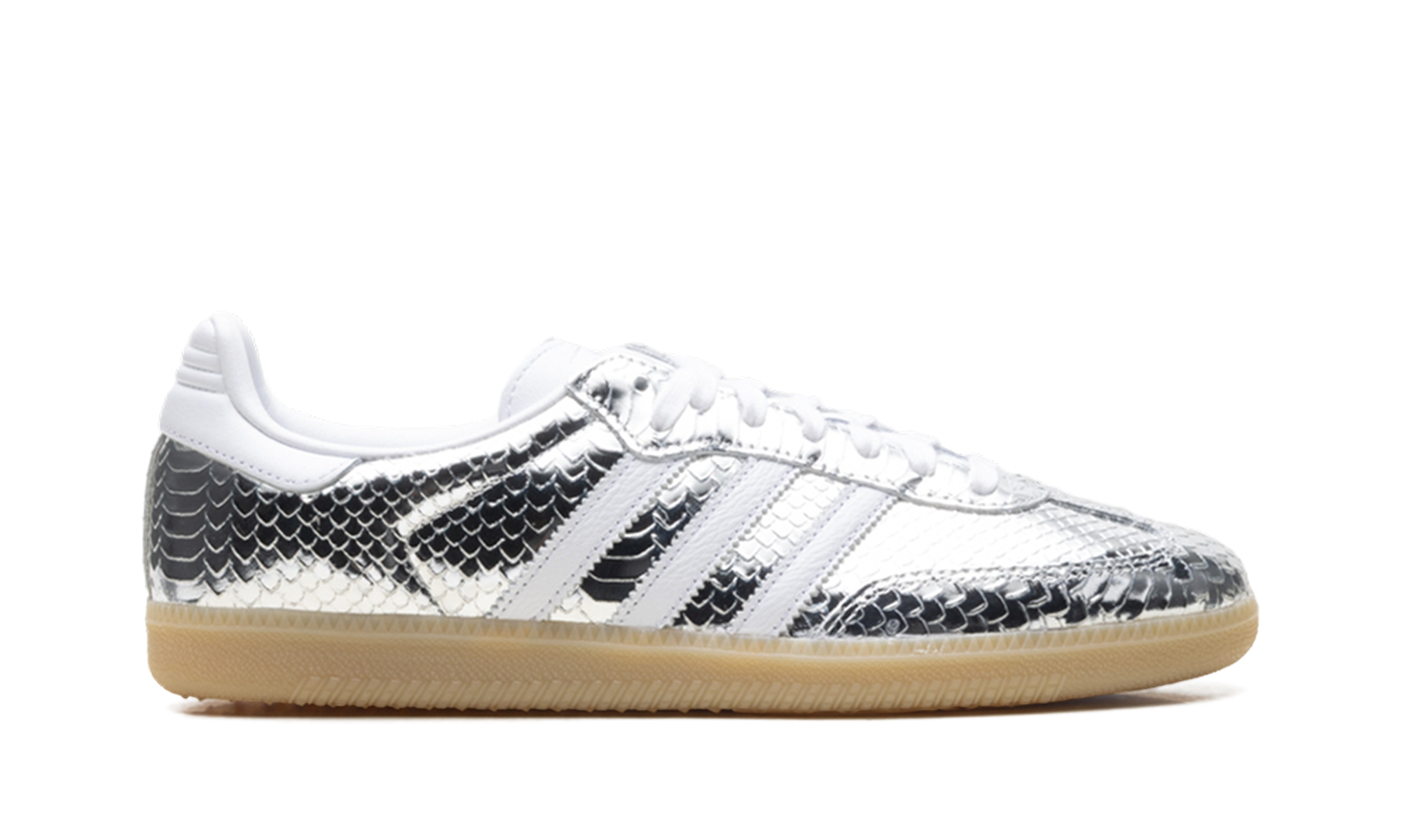 Samba OG Women "Patent Snakeskin Silver Metallic"