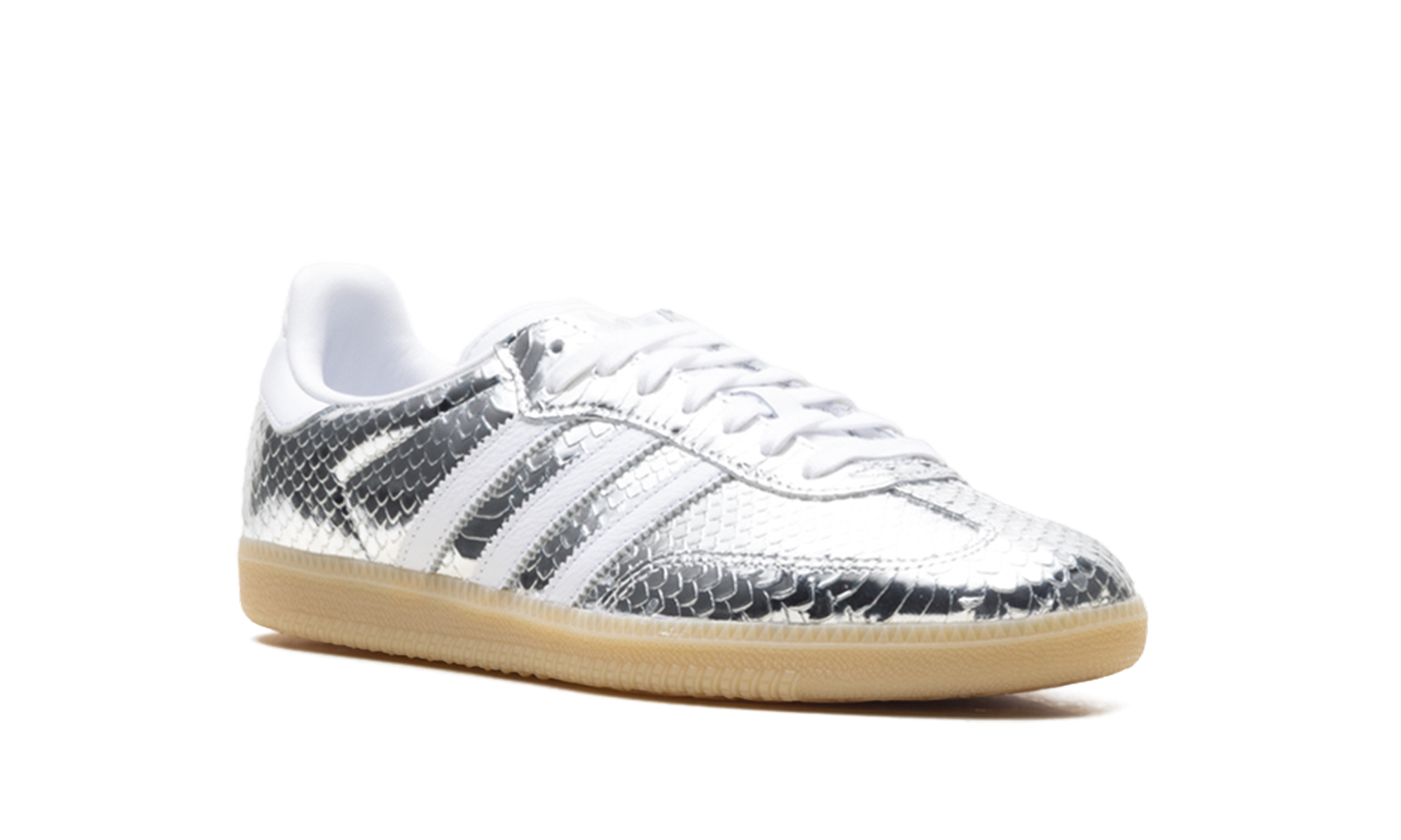 Samba OG Women "Patent Snakeskin Silver Metallic"
