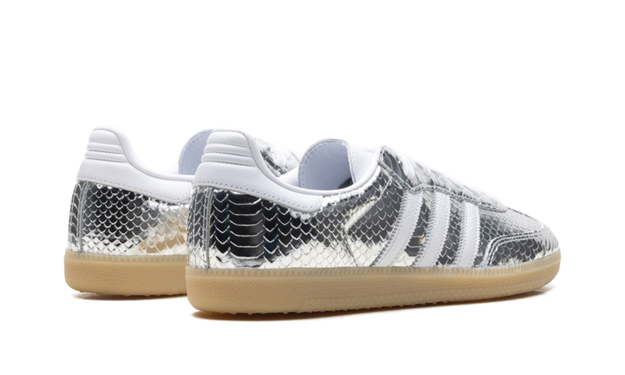Samba OG Women "Patent Snakeskin Silver Metallic"