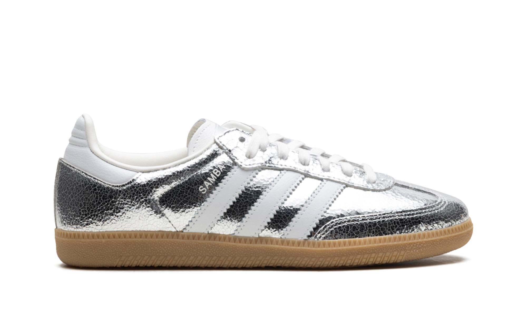 Samba OG Women "Silver Metallic Cracked Leather"