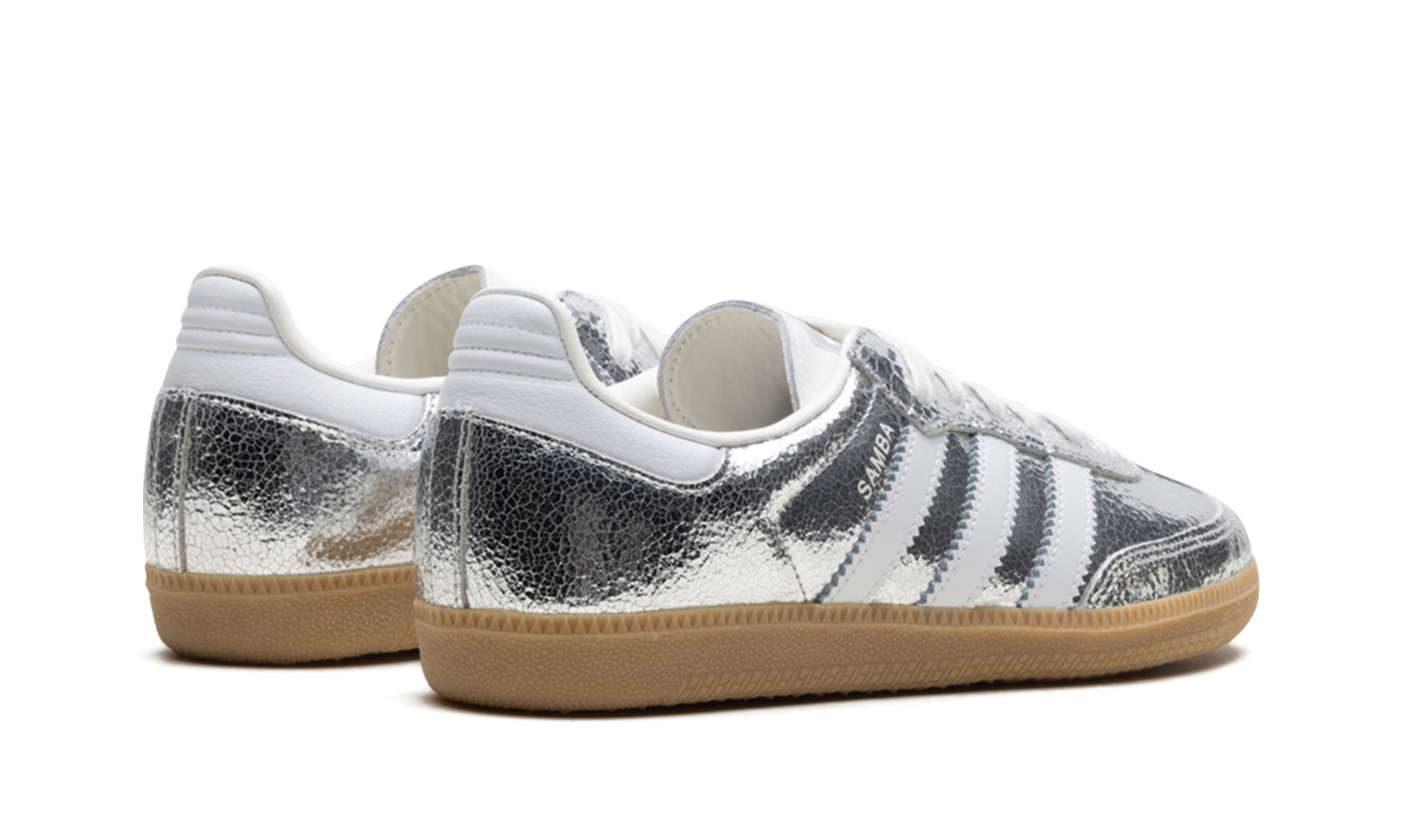 Samba OG Women "Silver Metallic Cracked Leather"