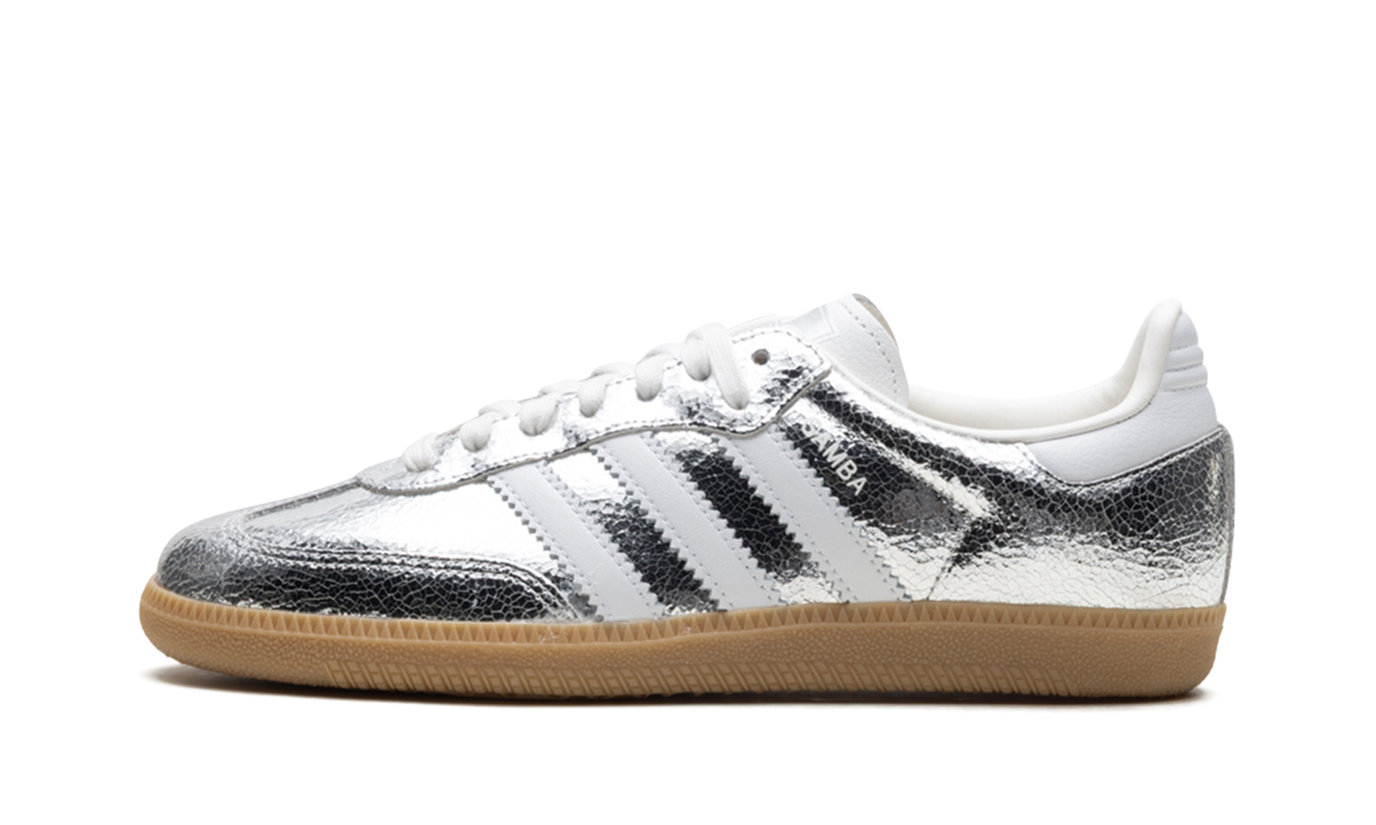 Samba OG Women "Silver Metallic Cracked Leather"