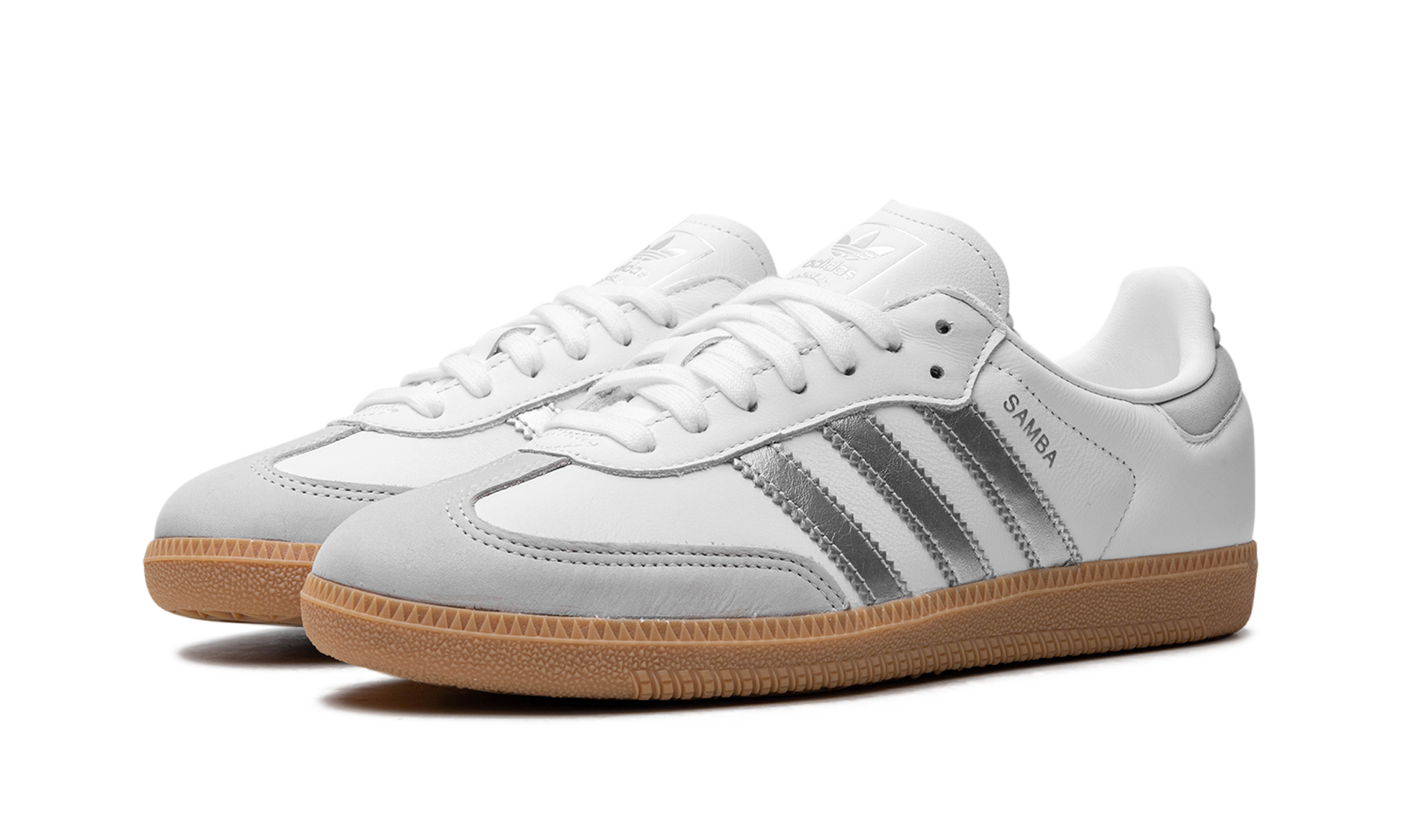 Samba OG Women "White Silver Metallic Grey"