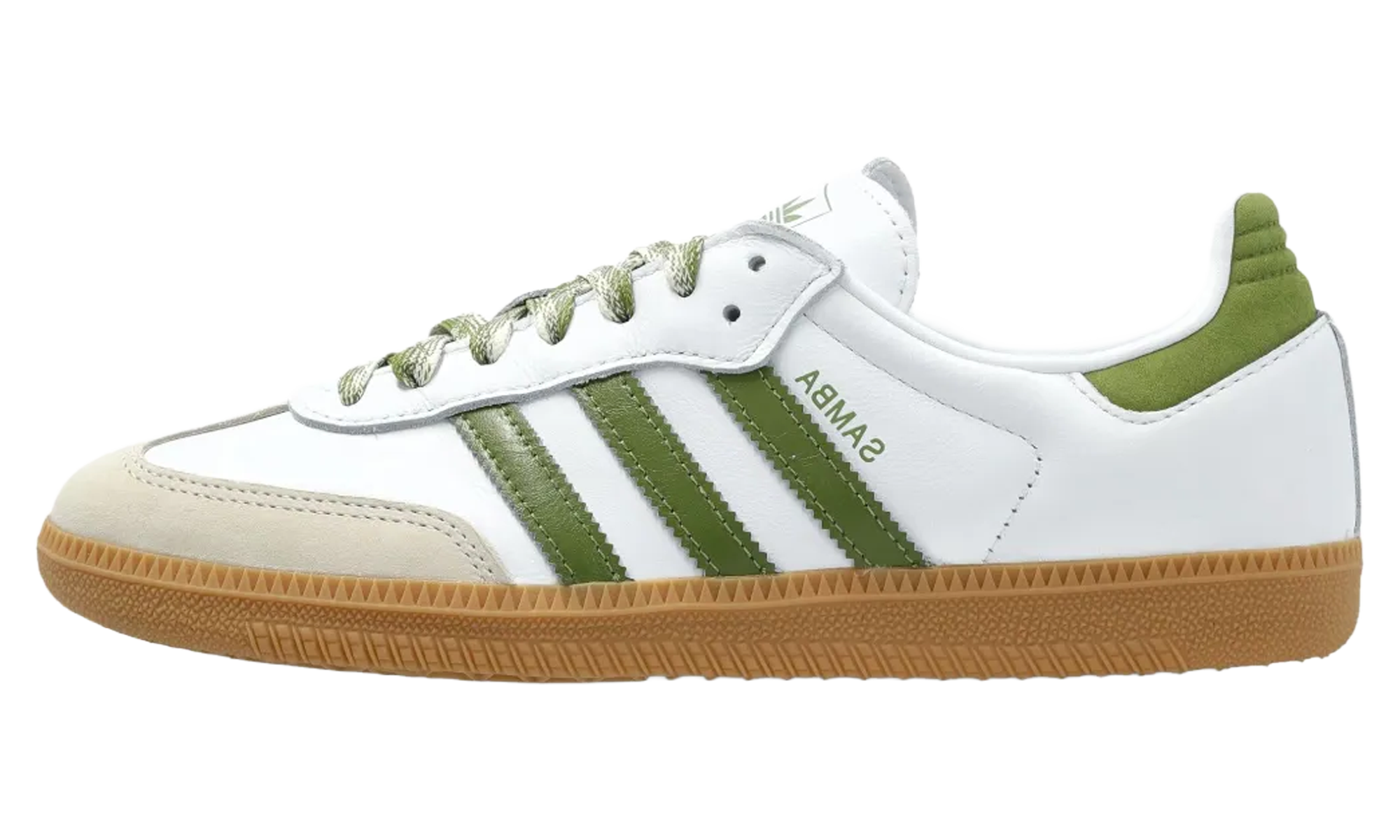 Samba OG Women "White Tech Olive Gum"