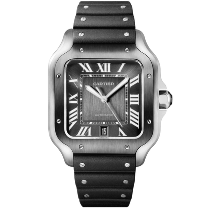 Santos de Cartier Large Steel & ADLC Grey Dial Men’s Automatic Watch