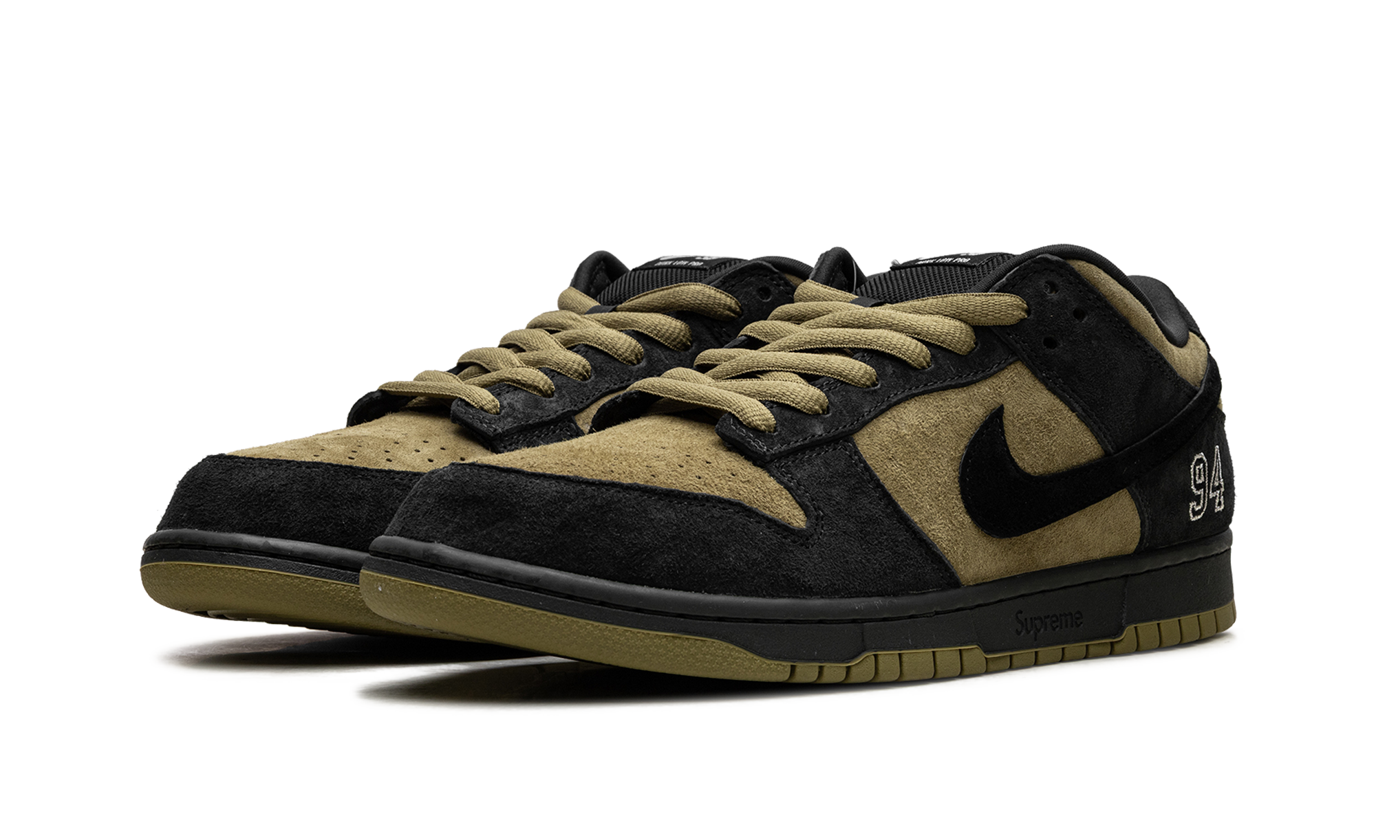 Sb Dunk Low "Supreme - Camper Green"