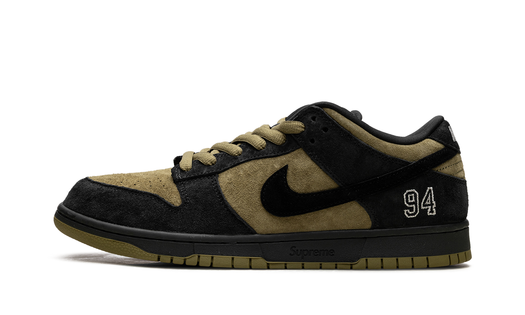 Sb Dunk Low "Supreme - Camper Green"