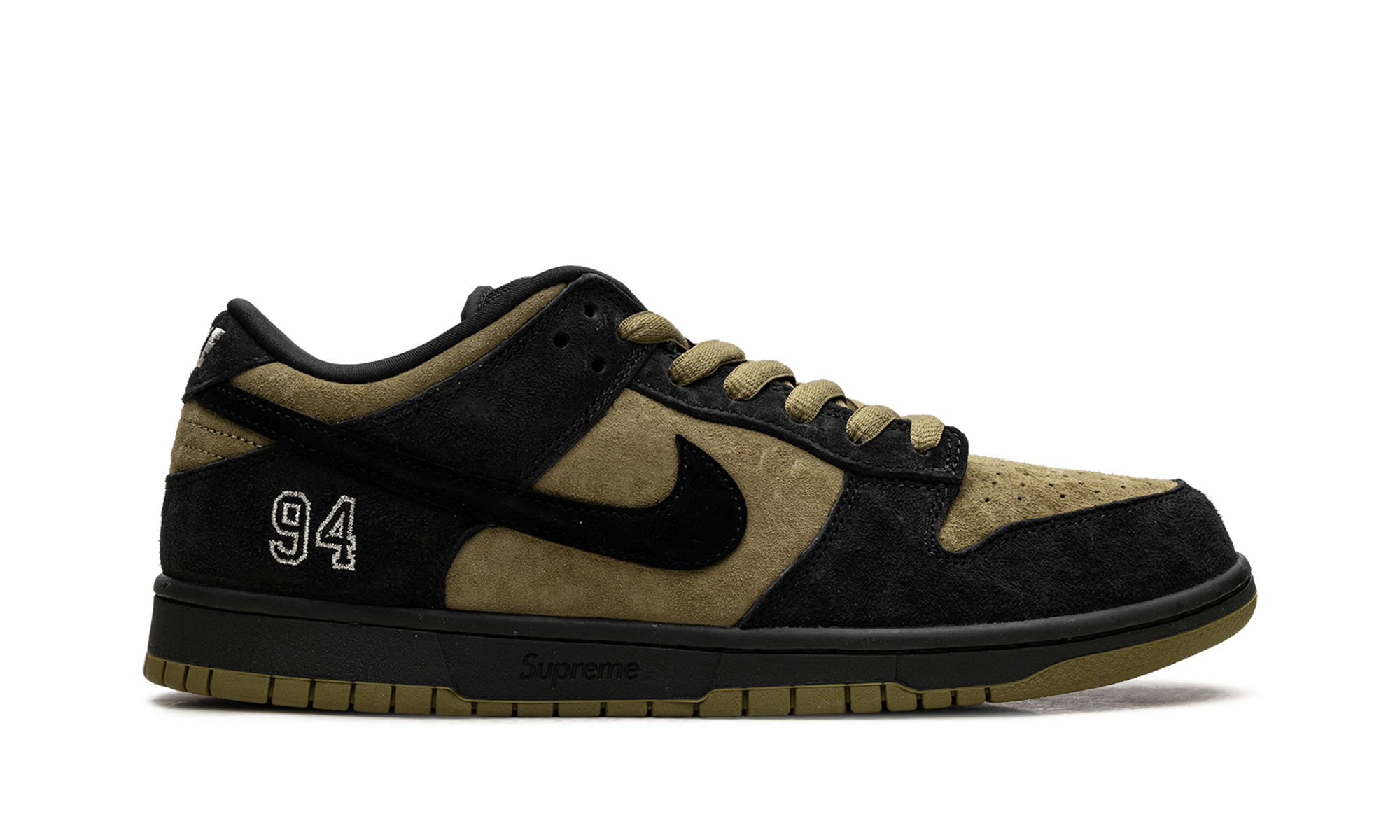 Sb Dunk Low "Supreme - Camper Green"