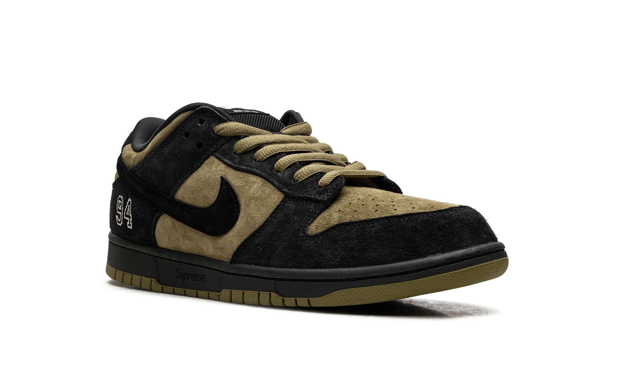 Sb Dunk Low "Supreme - Camper Green"