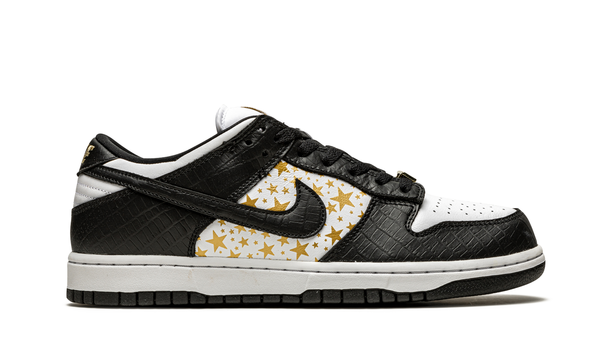 Sb Dunk Low "Supreme - Stars - Black"