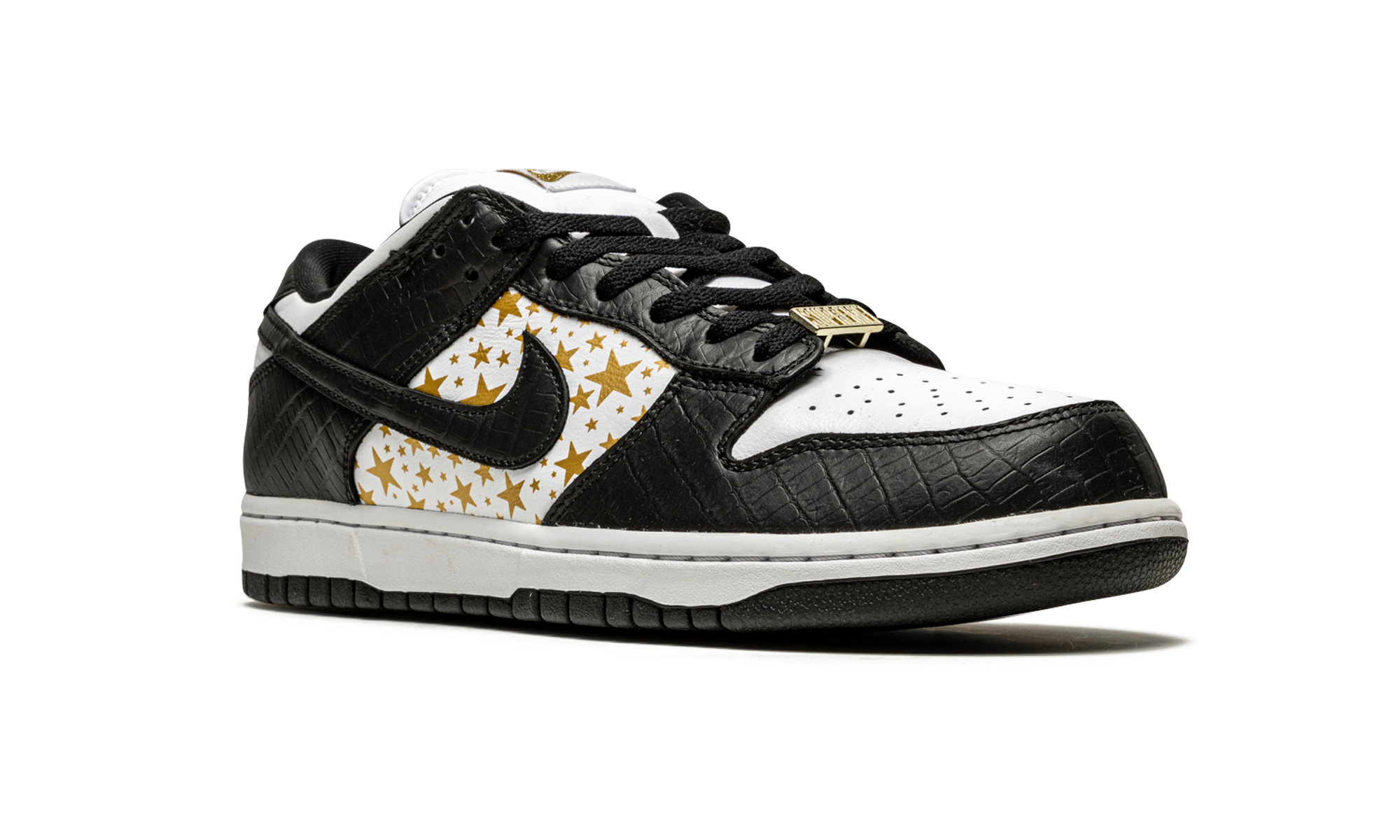 Sb Dunk Low "Supreme - Stars - Black"