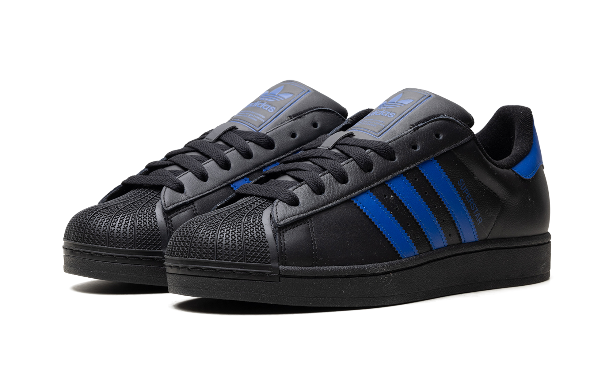 Superstar Ii "Core Black Blue Cloud White"