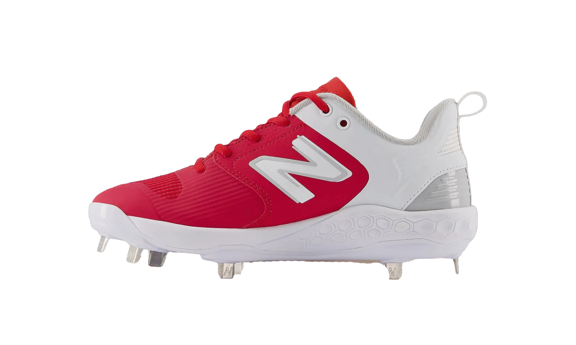 Velo V3 Metal Fastpitch Softball Cleats Women "Red White"
