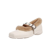 Beige Short Plush