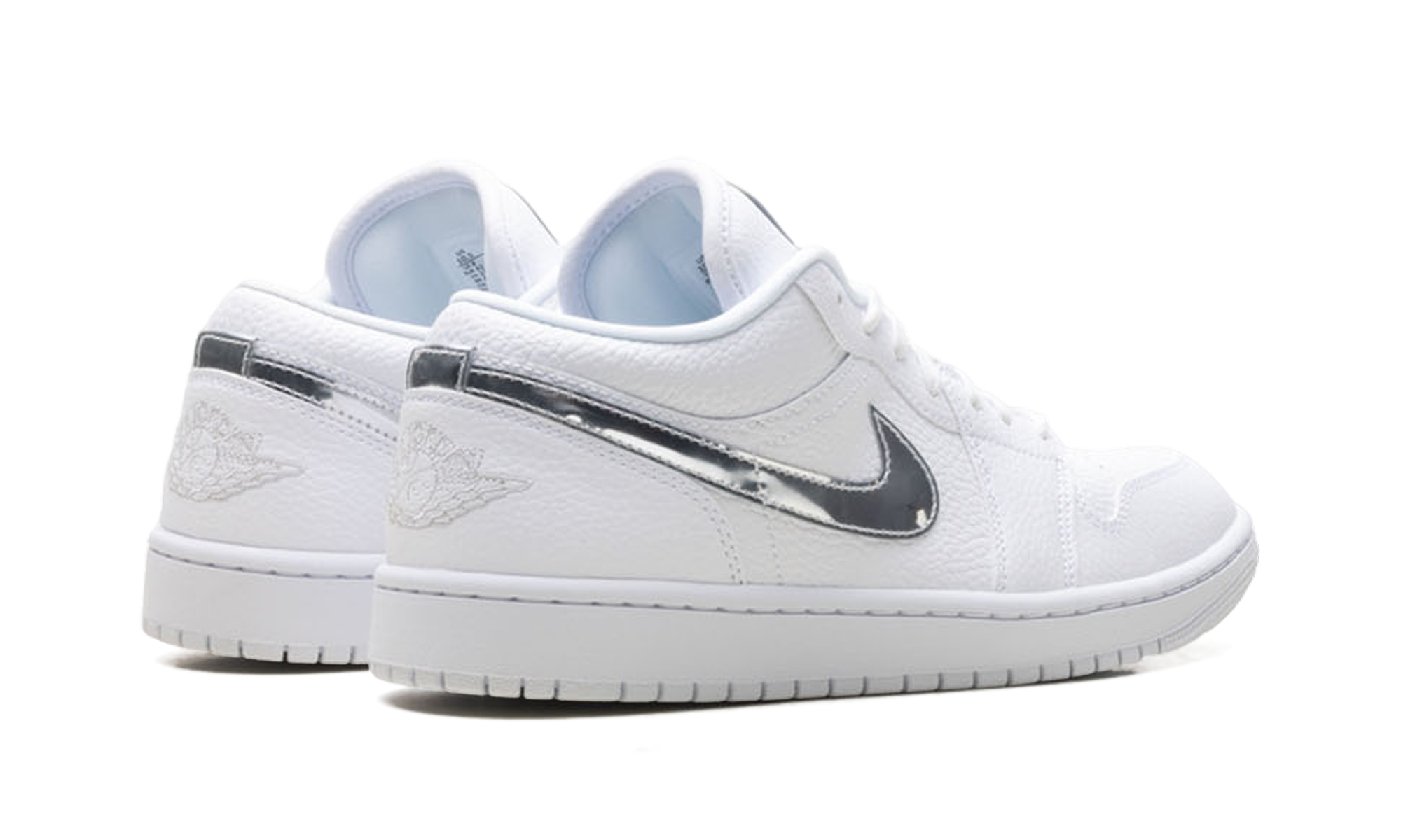 Womens AJ 1 Low Se "White Metallic Silver'"