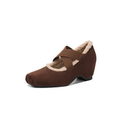 Dark Brown Short Plush